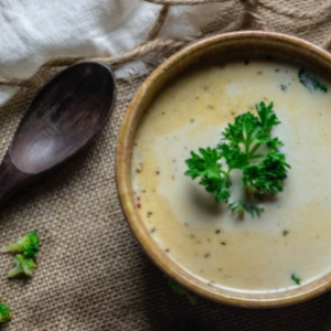 Broccoli cauliflower soup
